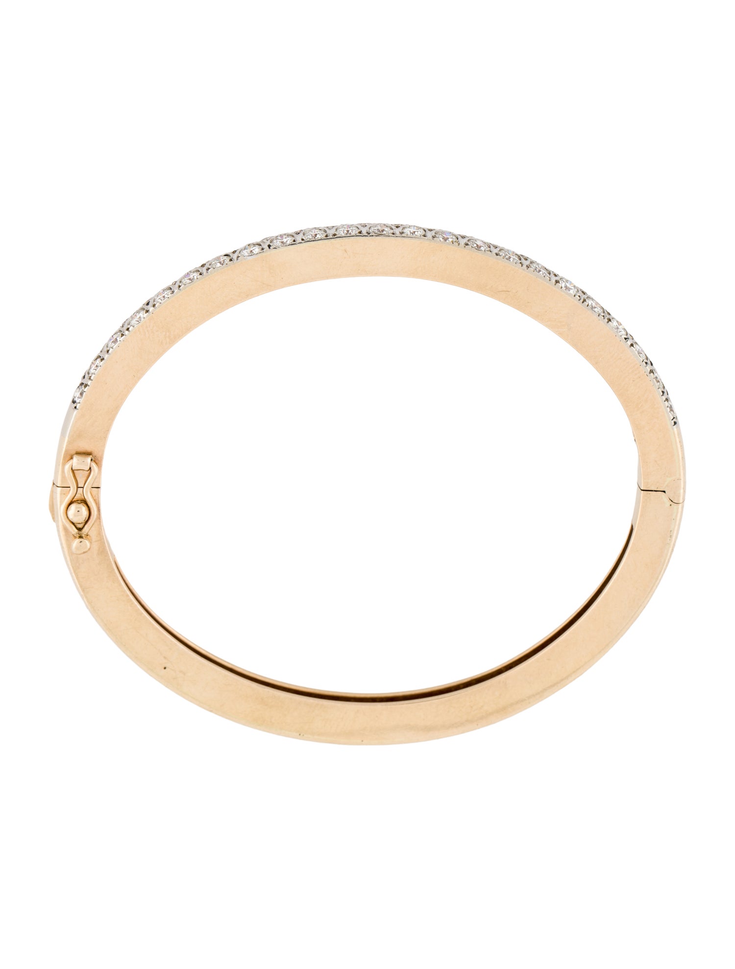 Bracelet 14K 3.14ctw Diamond Bangle Bracelet